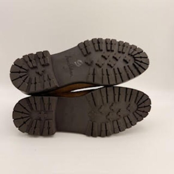 Sam Edelman Laguna Tan Suede Chelsea Boots Lug Sole Ankle Booties Women’s Size 6 - Picture 6 of 7